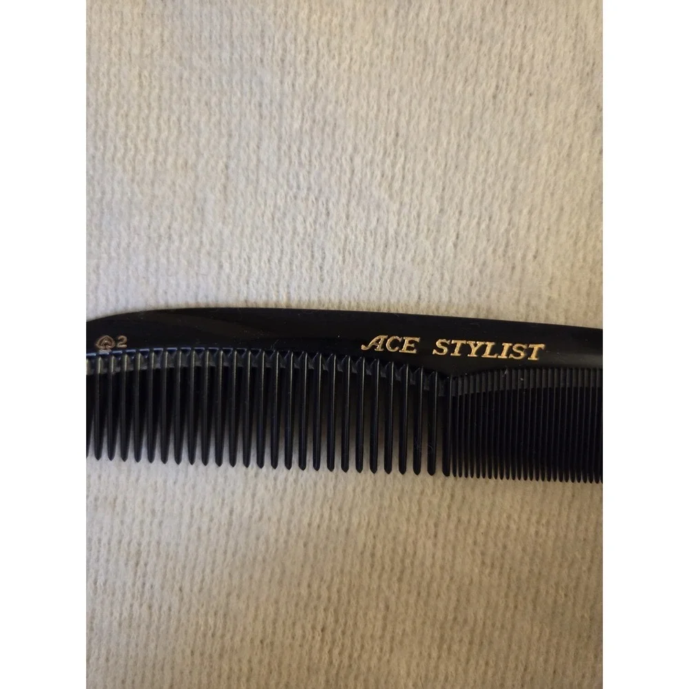 Vintage ACE‎ Hard Rubber Comb Lot – Wavesetta, Stylist, Fine Tooth – Barber...
